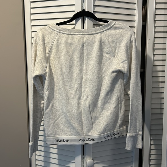 Calvin Klein sleepwear Sweatshirt | Grey - Picture 6 of 6